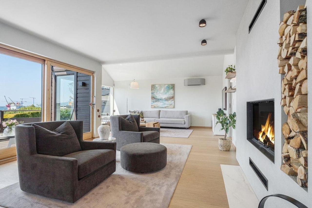 Exclusive Family Villa In Haugesund - Lovely Ocean View, 5 Bedroom, Free Parking Extérieur photo